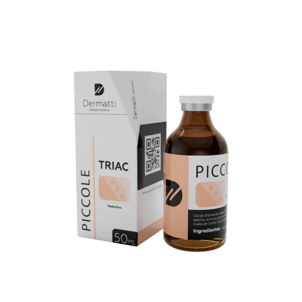 PICCOLE Triac  Mesoterapia para adelgazar Disminuye ansiedad y apetito, ayuda a eliminar grasa viseral | 50 ml