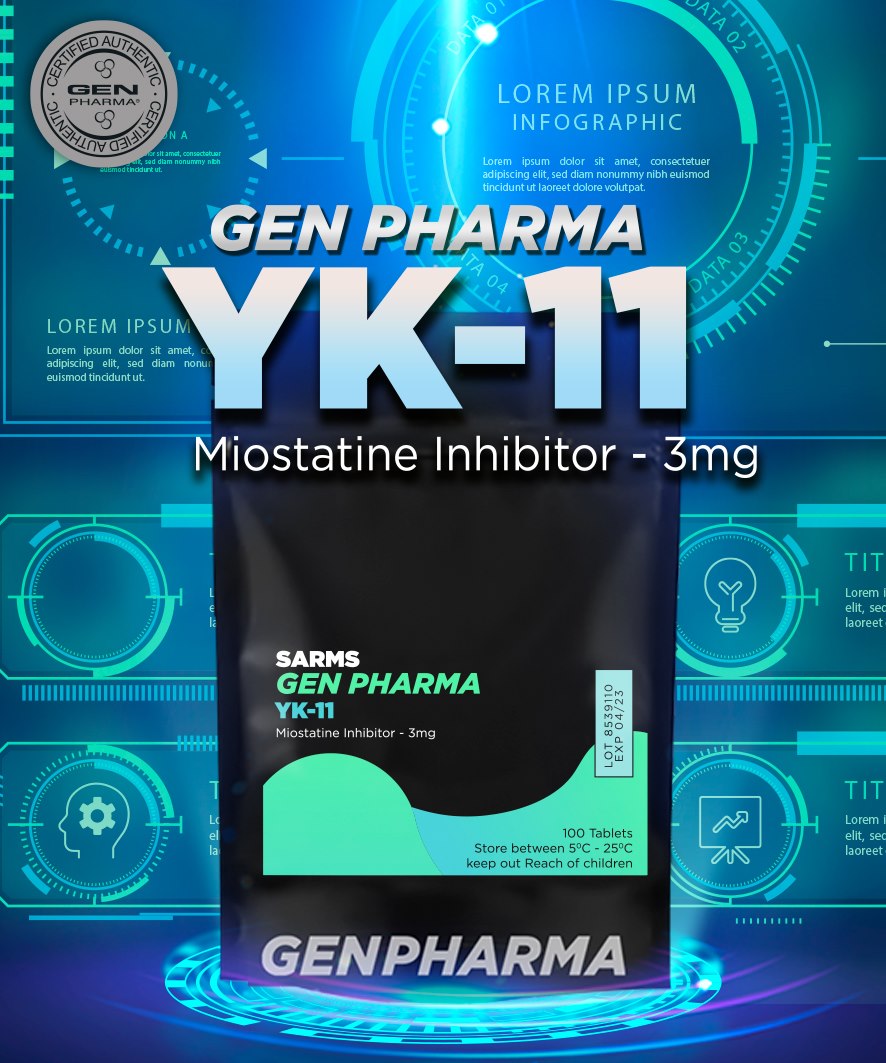 YK-11 3 mg / (Inhibidor de Miostatina) SARMS GEN PHARMA