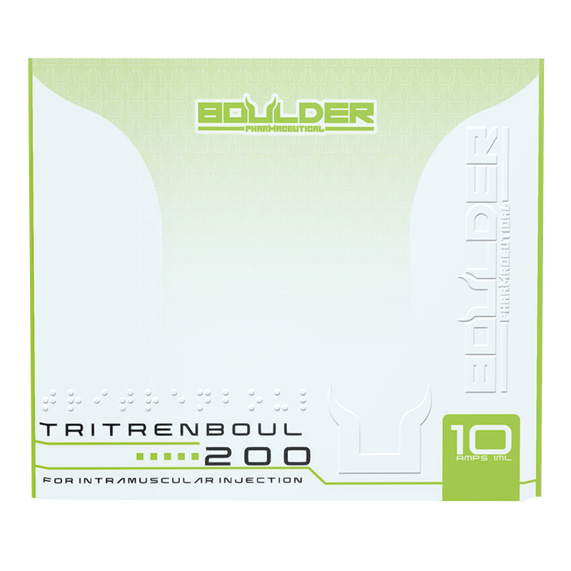 TRITRENBOUL 200 mg - Blend de 3 trembolonas ó Tritrembo (ver formula en descripción)  / 10 ampolletas de 1 ml / Boulder Pharmaceutical