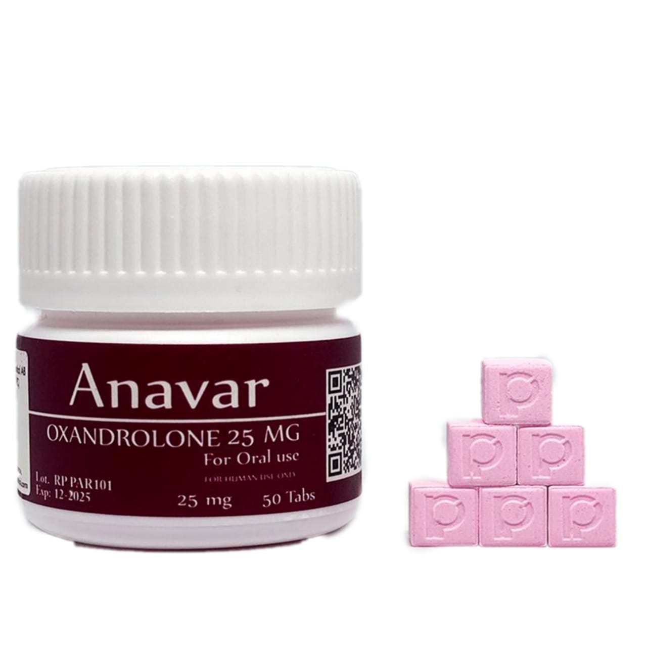 ANAVAR 25 MG - Oxandrolona / 50 tabletas ROTTERDAM PHARMACEUTICAL