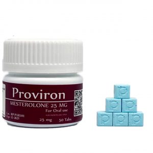 PROVIRON -  Mesterolona 25 mg / 50 tabletas ROTTERDAM PHARMACEUTICAL