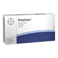 Proviron (mesterolona) Bayer 10 tabletas de 25 mg