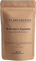 NAC N-ACETIL CISTEINA - Desintoxicación de Hígado, promueve producción de antioxidante glutatión y limpieza pulmonar 90 caps | PLANTCEUTICS