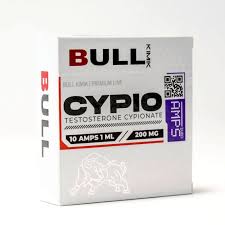 CIPIONATO DE TESTOSTERONA 200 MG  - 10 Ampolletas de 1ml - BULL KIMIK