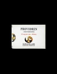 AGOTADO 🛑 PROVIDREN 25MG (PROVIRON) - Mesterolona 25mg/tab – 40Tabletas | KARACHI LABS