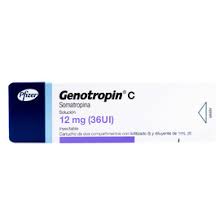 Genotropin C Pfizer ® 36 IU HORMONA DEL CRECIMIENTO Somatropin (rDNA) / Calidad Farmacéutica