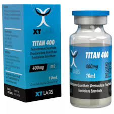 AGOTADO - TITAN- 400 : Potente mezcla de 3 esteroides: Enantato de Testosterona 200mg + Enantato de Drostanolona 100mg  + Enantato de Trenbolona 100mg | XT LABS