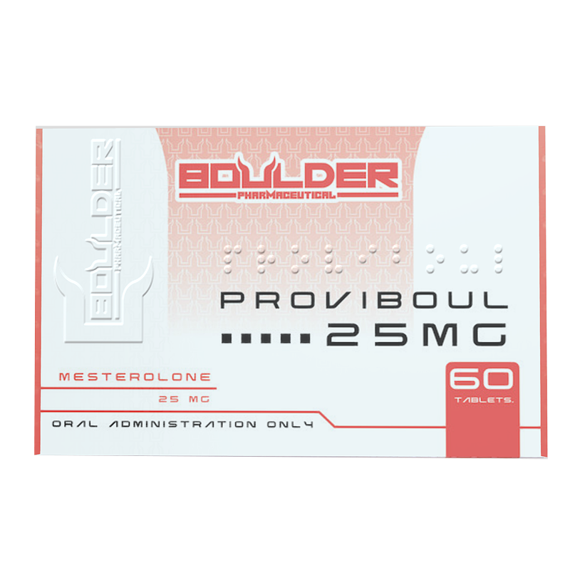 PROVIBOUL - Mesterolona 25 mg ó Proviron / 60 tabletas / Boulder Pharmaceutical