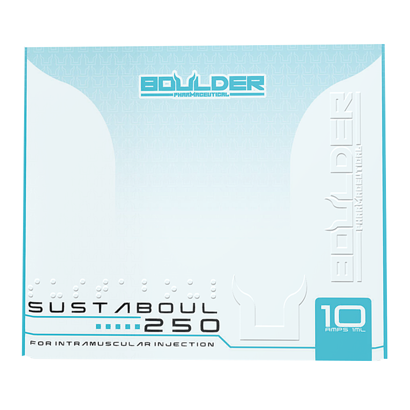 SUSTABOUL 250 MG - Sostenon o Sustanon Blend de 3 Testosteronas Ver formula en descripción / 10 ampolletas de 1 ml / Boulder Pharmaceutical