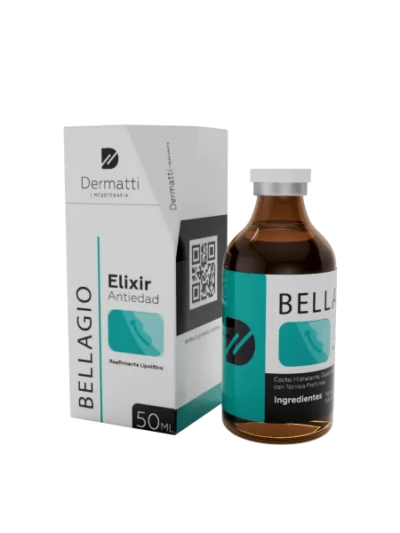 BELLAGIO Elixir Mesoterapia Antiedad Aumenta la firmeza de la piel, lipolítico , aumento de glúteo,piel firme e hidratada   | 50 ml.