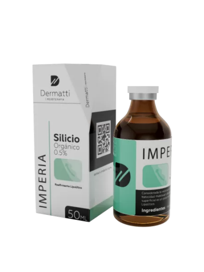 IMPERIA Silicio Organico 0.5%  / Potente Reafirmante , mejora la tonicidad muscular en rostro se puede utilizar con dermaroller | 50 ml | Mesoterapia Dermatti