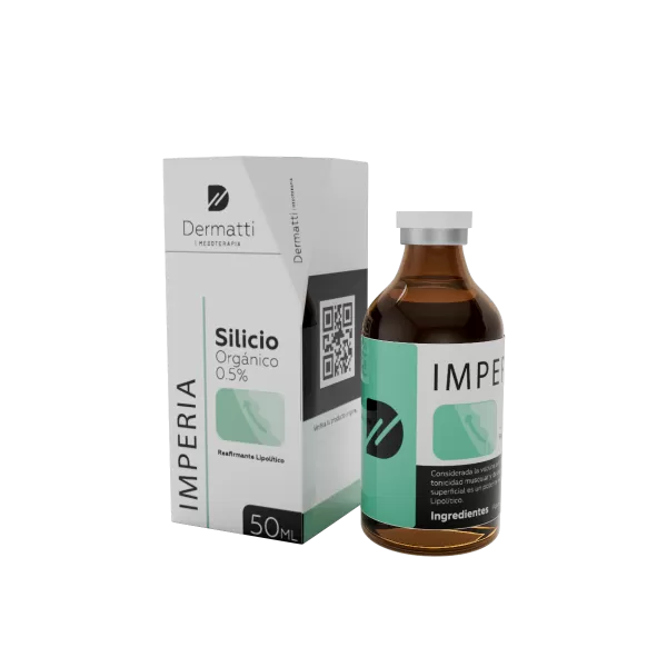 IMPERIA Silicio Organico 0.5% / Potente Reafirmante , mejora la tonicidad muscular en rostro se puede utilizar con dermaroller | 50 ml | Mesoterapia Dermatti