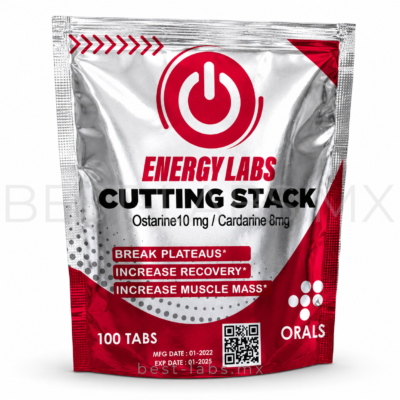 Cutting Stack 18 mg (Ostarina 10 mg + Cardarine 8 mg) 60 tabletas | Energy Labs
