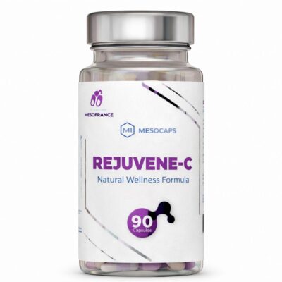 Rejuvene-C 90 cápsulas – Colágeno Hidrolizado + Ácido Hialurónico   Natural Wellness Formula | Mesocaps