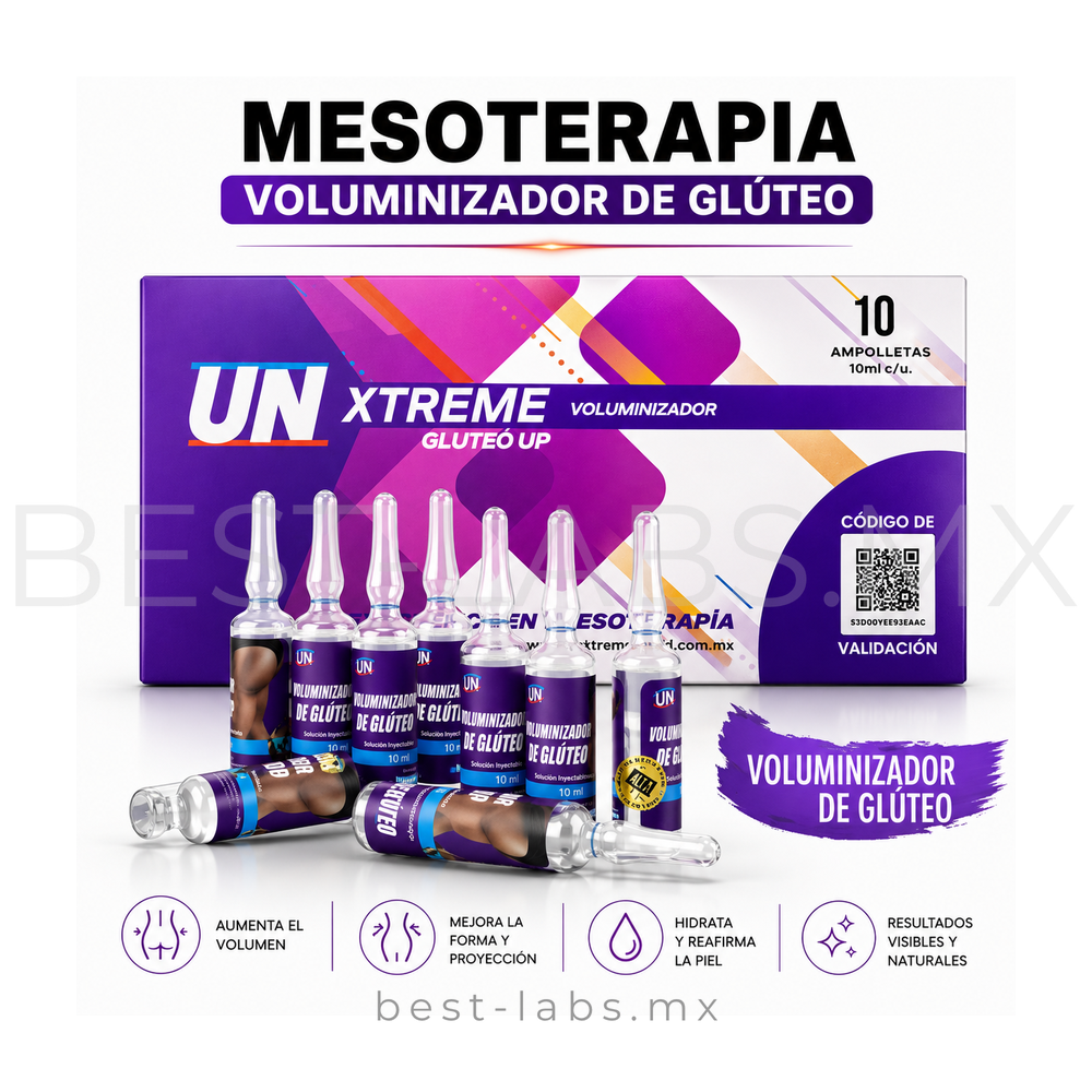 XTREME 🍑 GLÚTEO UP 🍑 !! 10 Ampolletas de 10 ml | MESOTERAPIA LICUID XTREME
