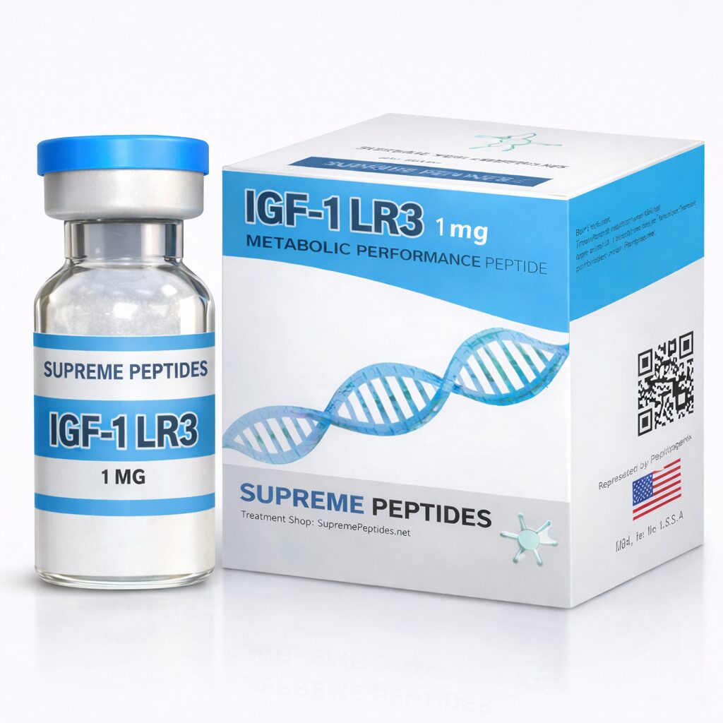 IGF-1 LR3 1 mg | Growth Factor & Metabolic Control Peptide | Supreme Peptides