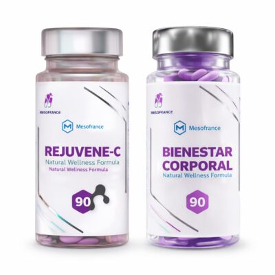 Kit Bienestar Integral | Rejuvene-C + Fórmula Complementaria (2 Frascos 90 cápsulas c/u)