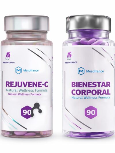 Kit Bienestar Integral | Rejuvene-C + Fórmula Complementaria (2 Frascos 90 cápsulas c/u)