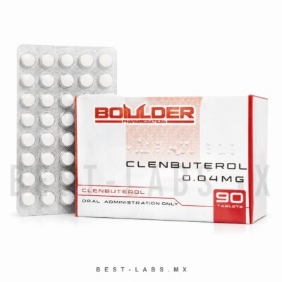 Clenboul 0.04 mg Clembuterol Boulder | 60 tabletas originales