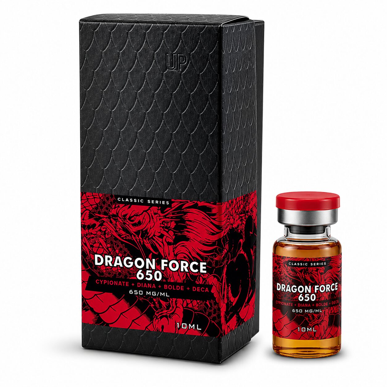 Dragon Force 650 (Cipionato 150mg/Metandienona 100mg/Boldenona 100mg/Decanoato 300mg) 10 ampolletas de 1ml | Dragon Pharma