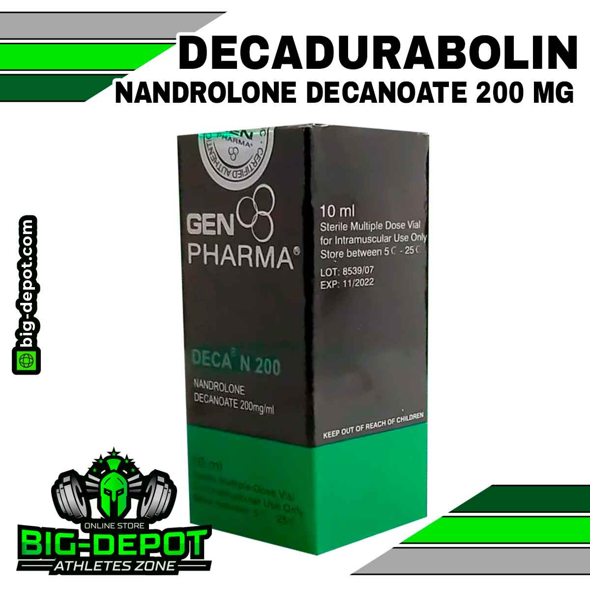 Deca N 200 mg/ml Nandrolone Decanoate Gen Pharma 10 ml Big Depot original