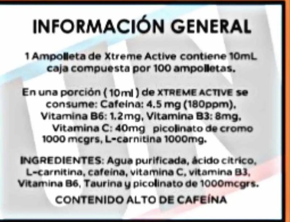 Xtreme Active 🔥 Reductivo y anticelulítico 🔥 / Ampolletas de 10 ml | MESOTERAPIA LICUID XTREME - Image 3