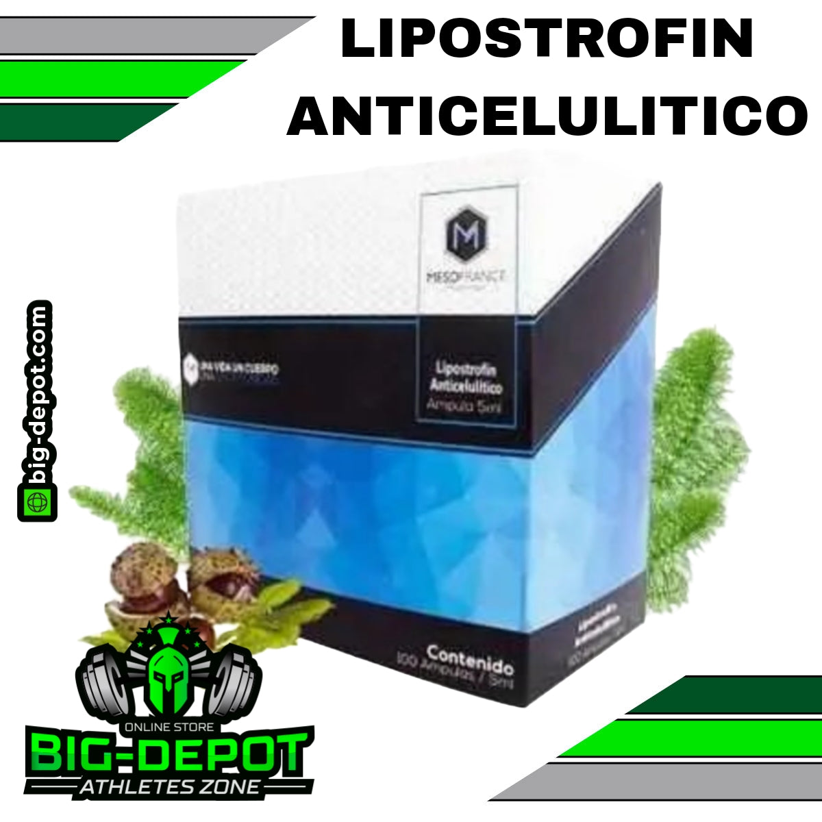 Lipostrofin / 100 Ampolletas de 5 ML - MESOTERAPIA Mesofrance