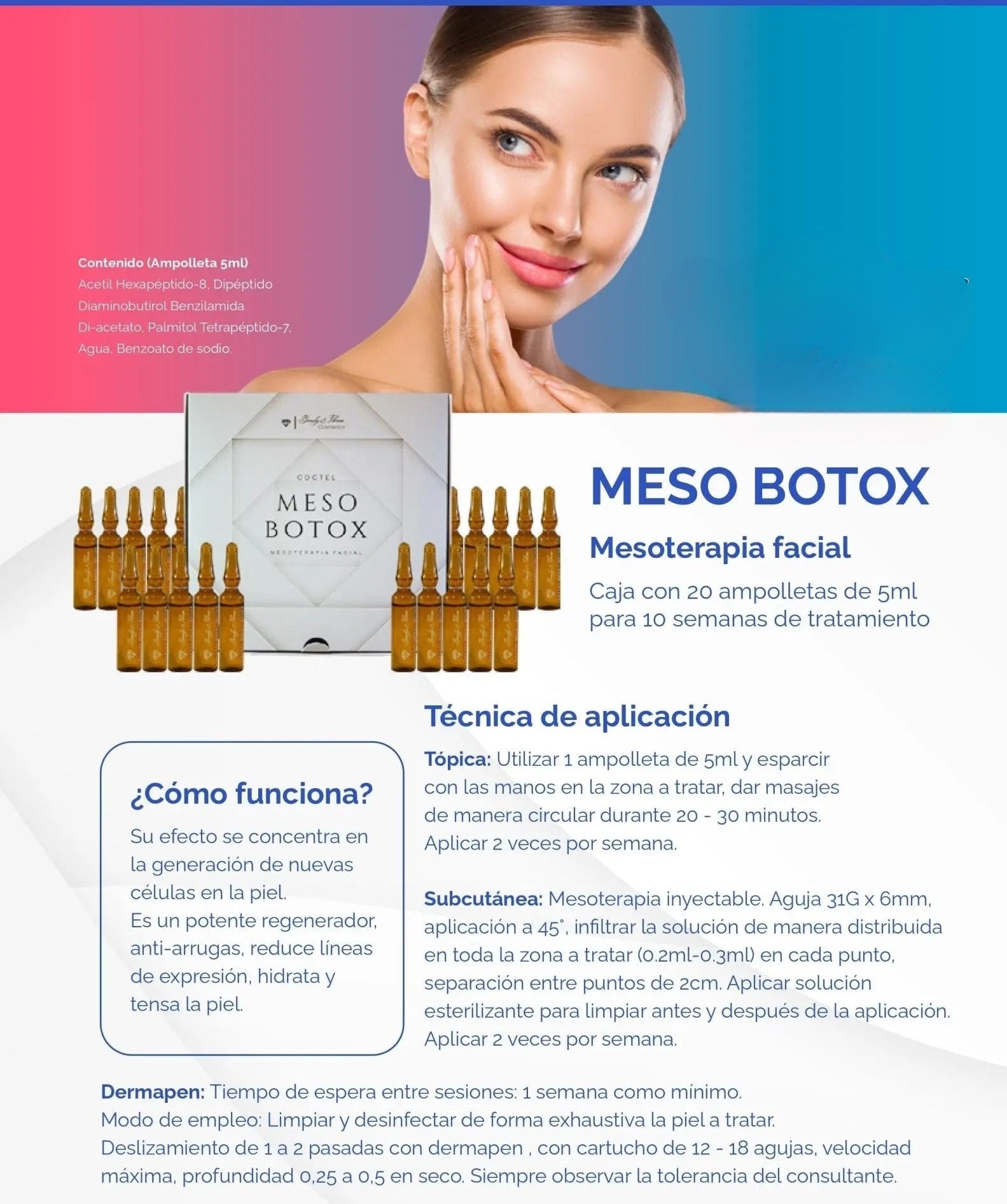 Meso Botox Facial – Solución estética facial avanzada Aesthetic Therapy Solution | Beauty & Fitness - Image 3