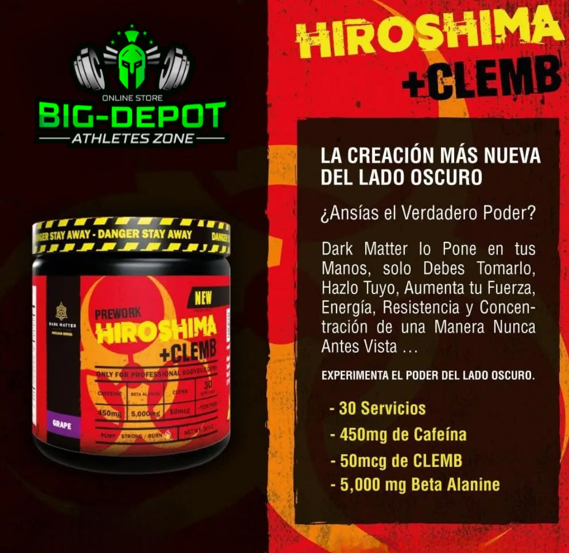 Hiroshima preworkout 30 servicios (300 g) | Dark Matter - Image 3