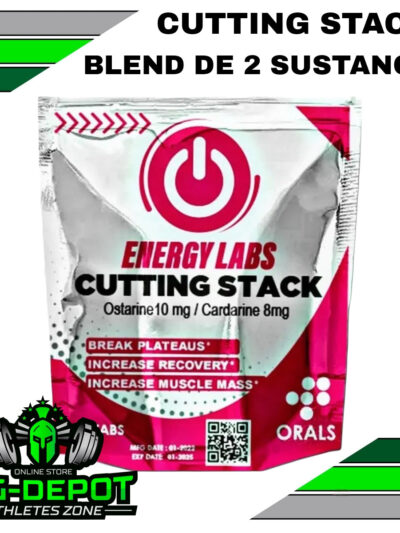 Cutting stack 18 mg (Ostarine 10 mg + Cardarine 8 mg) 60 tabletas | Energy Labs