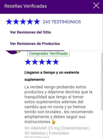 ANAVAR 25 mg (Oxandrolona) | 50 tabletas | Esteroides ROTTERDAM - esteroides