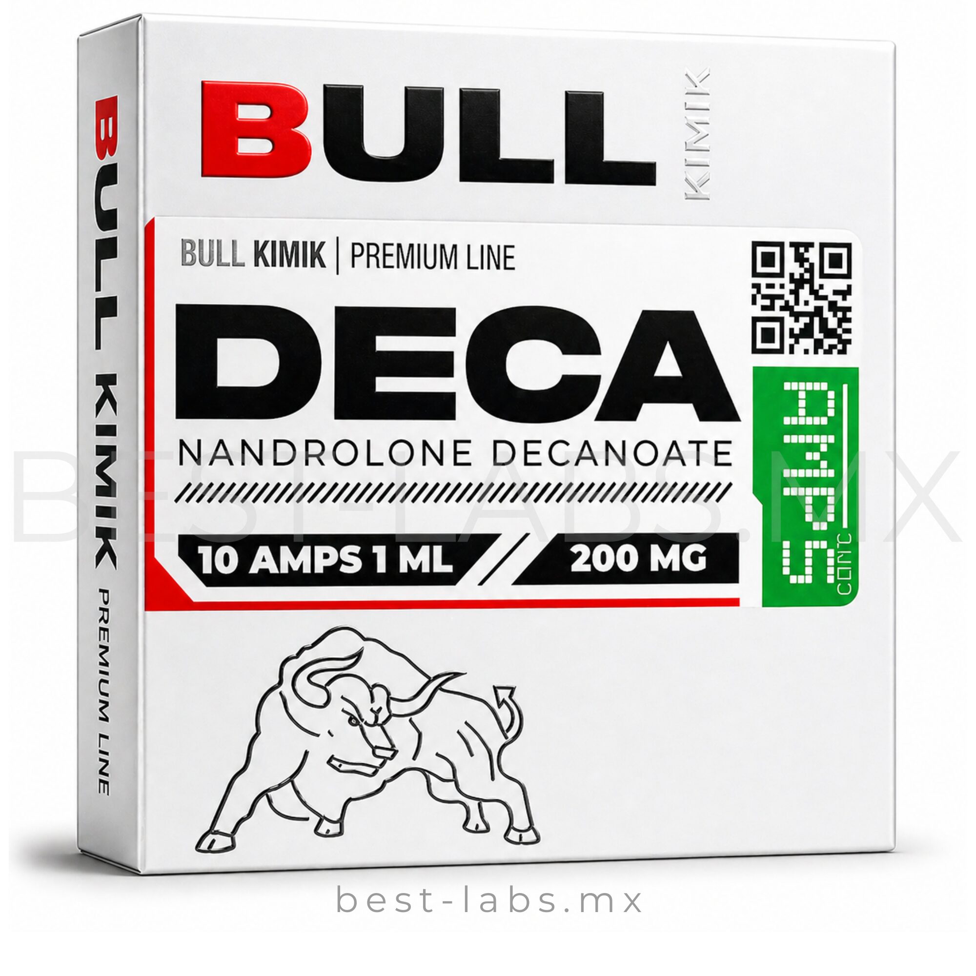 Decadurabolin 200mg (Decanoato de Nandrolona) – 10 ampolletas de 1ml | Bull Kimik