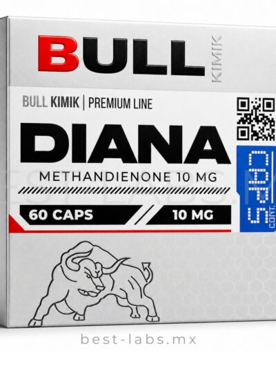 Dianabol Metandienona 10mg – 60 cápsulas | Bull Kimik