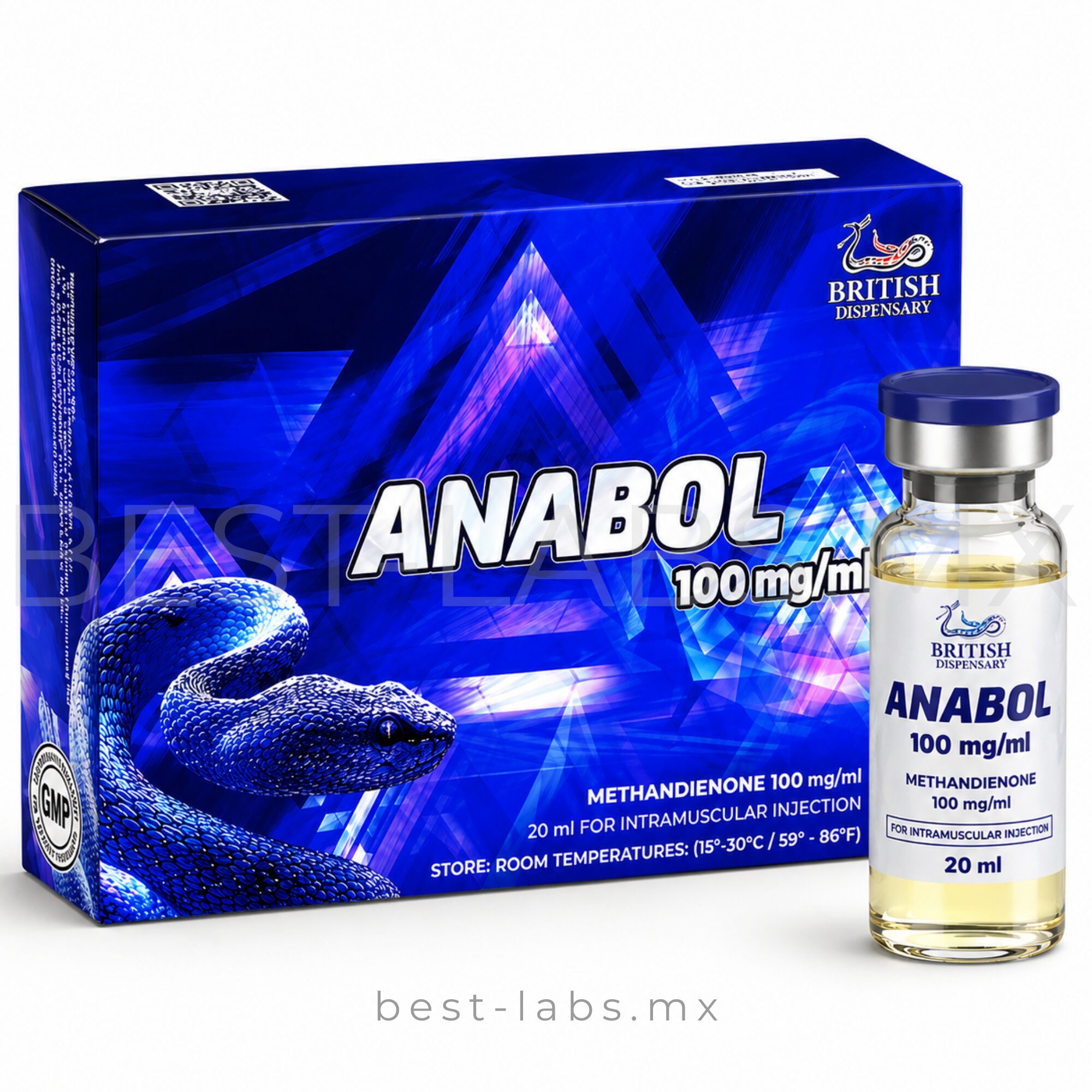 Anabol 100 mg/ml (Methandienone) 10 ml | British Dispensary