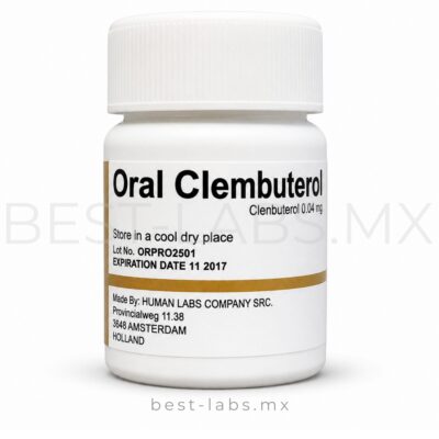 Clembuterol 0.04mg – 50 tabletas | Human Labs