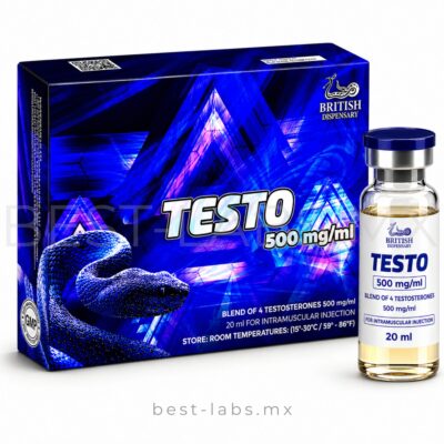 Testo 500mg (Blend de 4 Testosteronas) 20ml | British Dispensary