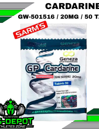 Cardarine 20 mg GW-501516 SARMS Geneza 50 tabletas Big Depot original