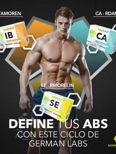 CICLO DEFINICION ABDOMINAL : (Cardarine + Ibutamoren + Sermorelin) - SARMS
