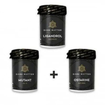 CICLO SUPER VOLÚMEN - MUTANT YK11 + Ligandrol + Ostarine / 60 tabletas C/U | SARMS DARK MATTER - SARMS