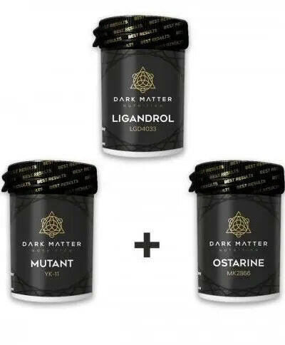 CICLO SUPER VOLÚMEN - MUTANT YK11 + Ligandrol + Ostarine / 60 tabletas C/U | SARMS DARK MATTER - SARMS