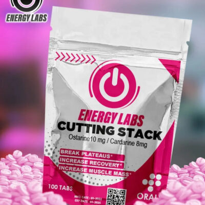 CUTTING STACK / COMBINACIÓN QUEMAGRASA - Ostarine 10mg + Cardarine 8mg / Ciclo para quema máxima de grasa, construcción moderada de musculo y rendimiento atlético / ENERGY LABS - SARMS
