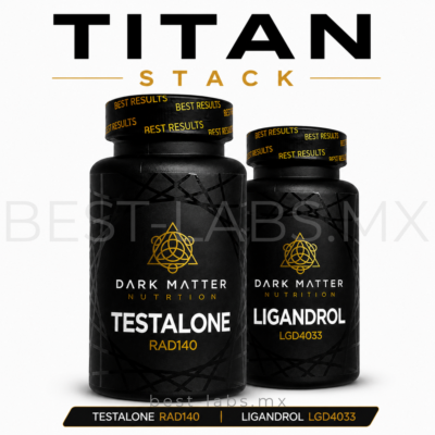 testolona y ligandrol frascos con dark matter