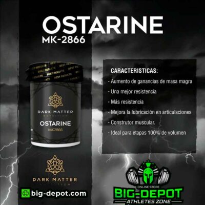 OSTARINE (MK-2866) 60 tabletas (30 servicios de 2 TABS | 10 MG x TAB) | SARMS DARK MATTER - SARMS