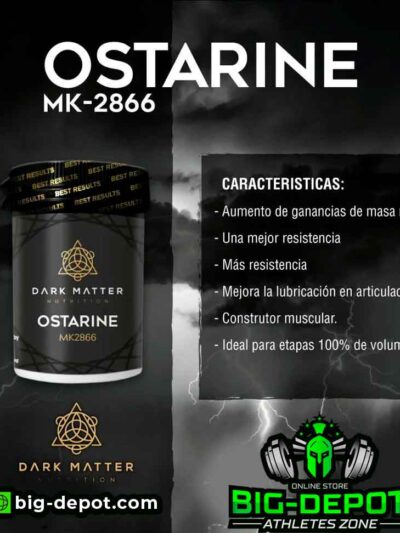 OSTARINE (MK-2866) 60 tabletas (30 servicios de 2 TABS | 10 MG x TAB) | SARMS DARK MATTER - SARMS