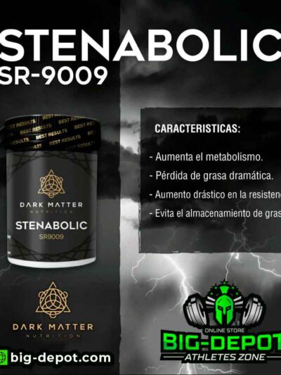 STENABOLIC (Strenobolic / SR-9009) 90 tabletas (30 servicios de 3 TABS | 5 MG x TAB) | SARMS DARK MATTER - SARMS