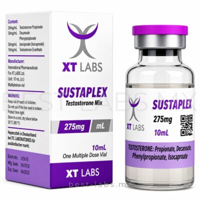 Sustaplex-275 275 mg/ml (Mezcla de Testosterona: acetato + propionato + cipionato + decanoato) frasco con 10 ml | XT Labs