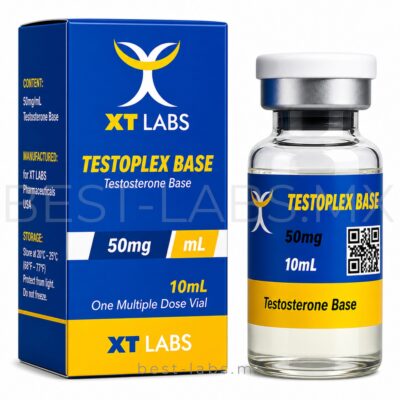 Testoplex Base Agua 50 mg/ml (Testosterona base en suspensión acuosa) frasco con 10 ml | XT Labs