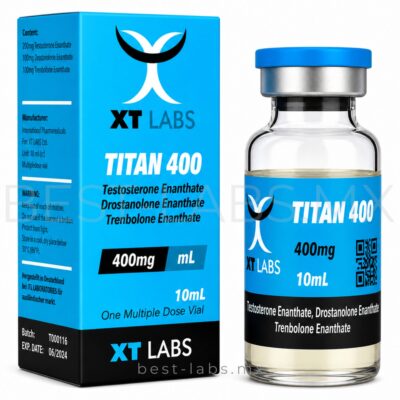 Titan-400 Test E 200mg + Mast E 100mg + Tren E 100mg 10 ml | XT Labs