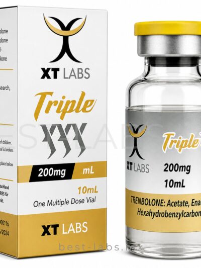 Triple XXX 200 mg/ml (Tri-Trembolona: Acetato 100 mg + Enantato 50 mg + Hexahidrobenzilcarbonato 50 mg) frasco con 10 ml | XT Labs