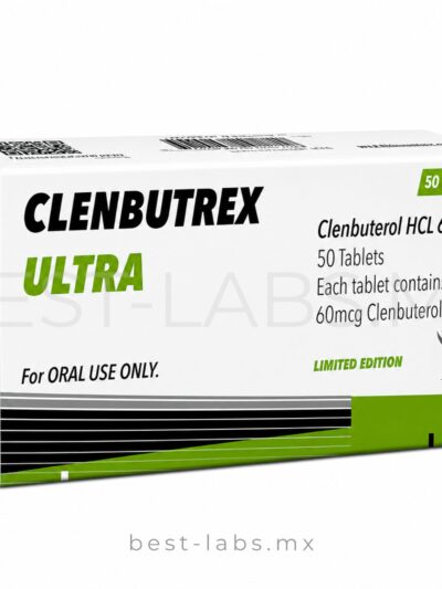 Clembutrex Ultra 0.06mg (Clembuterol) 50 tabletas | XT Labs